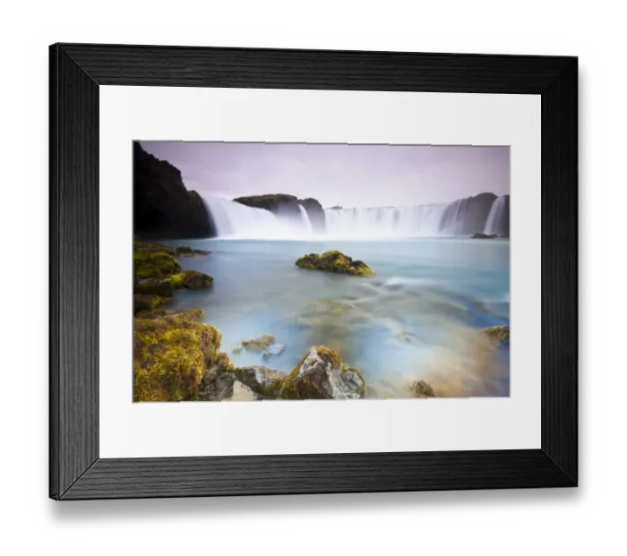 Framed Print : Gooafoss, waterfall of the gods, in the morning, North Iceland, Iceland Framed Print : Gooafoss, waterfall of the gods, in the morning, North Iceland, Iceland