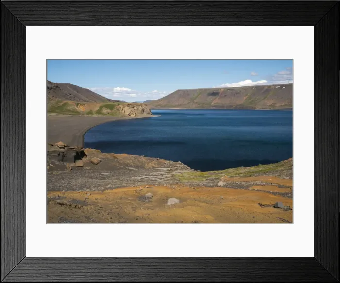 Framed Print : Lake Kleifarvatn, Reykjanes Peninsula, Iceland, Europe Framed Print : Lake Kleifarvatn, Reykjanes Peninsula, Iceland, Europe