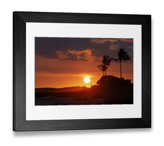 Framed Print : Sunset, Old Airport Beach, Kailua-Kona, Big Island, Hawaii, USA Framed Print : Sunset, Old Airport Beach, Kailua-Kona, Big Island, Hawaii, USA