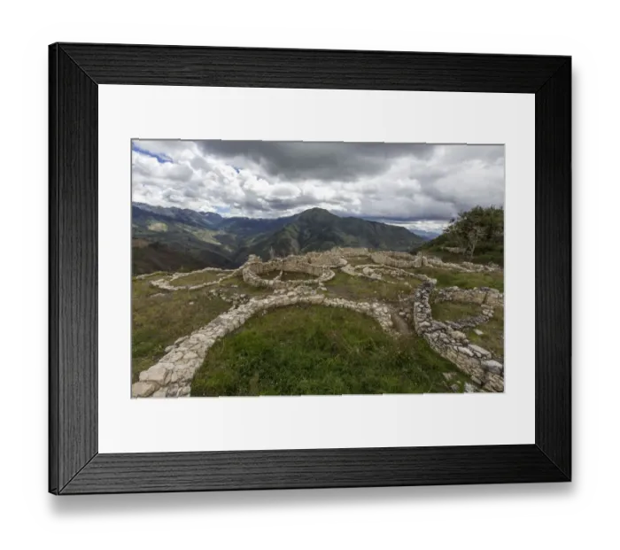 Framed Print : Ruins of the mountain fortress of Kuelap, Chachapoyas, Peru, South America Framed Print : Ruins of the mountain fortress of Kuelap, Chachapoyas, Peru, South America