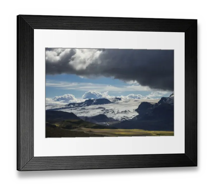 Framed Print : Eyafjallajoekull glacier, highland, Iceland, Europe Framed Print : Eyafjallajoekull glacier, highland, Iceland, Europe