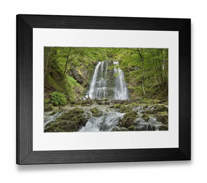 Framed Print : Josefstal waterfall, Schliersee-Neuhaus, Upper Bavaria, Germany, Europe Framed Print : Josefstal waterfall, Schliersee-Neuhaus, Upper Bavaria, Germany, Europe