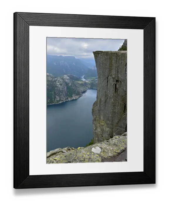 Framed Print : The Lysefjord, the Pulpit Rock on the right, Rogaland, Norway Framed Print : The Lysefjord, the Pulpit Rock on the right, Rogaland, Norway