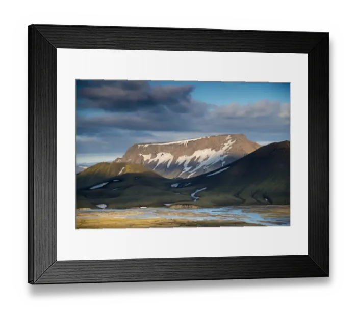 Framed Print : Snow-capped rhyolite mountains, Joekulgilskvisl river, Landmannalaugar Fjallabak Nature Reserve, Highlands, Iceland, Europe Framed Print : Snow-capped rhyolite mountains, Joekulgilskvisl river, Landmannalaugar Fjallabak Nature Reserve, Highlands, Iceland, Europe