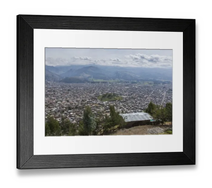 Framed Print : Andean city of Cajamarca, Peru, South America Framed Print : Andean city of Cajamarca, Peru, South America