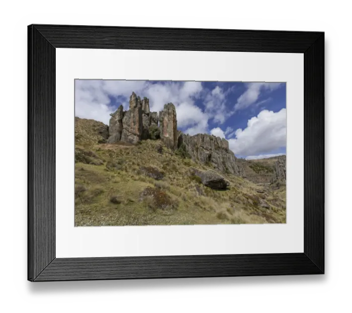 Framed Print : Petrified Forest, Cumbemajo, Cajamarca, Peru, South America