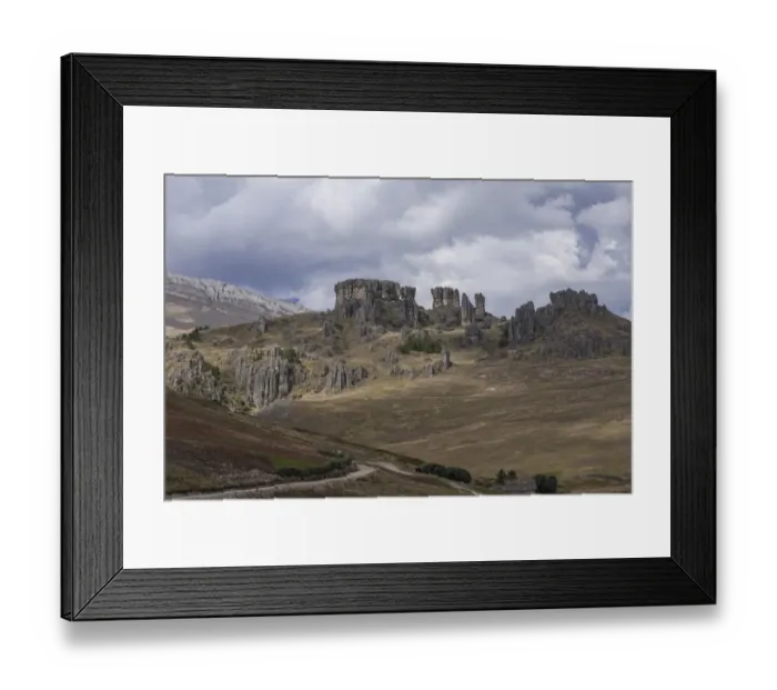 Framed Print : Cerro los Frailones o Cerro del Castillo rocks, Cumbemajo, Cajamarca, Peru, South America
