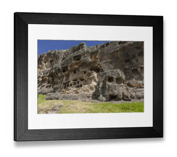 Framed Print : Ventanillas de Otuzco tombs, Otuzco, Peru, South America Framed Print : Ventanillas de Otuzco tombs, Otuzco, Peru, South America