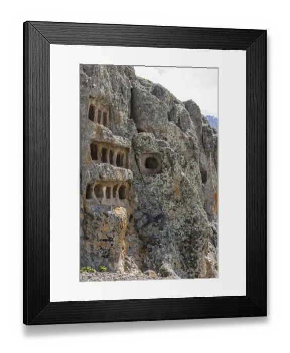 Framed Print : Ventanillas de Otuzco tombs, Otuzco, Peru, South America Framed Print : Ventanillas de Otuzco tombs, Otuzco, Peru, South America