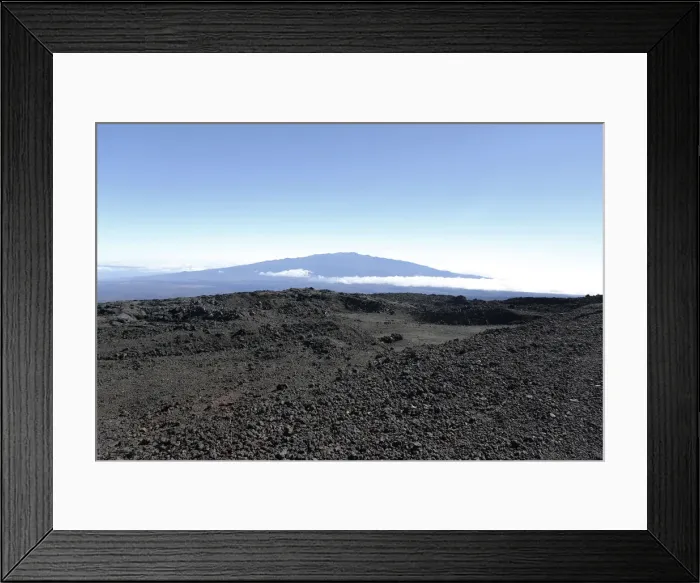 Framed Print : Summit of the Mauna Keo volcano with lava of the Mauna Loa volcano, Big Island, Hawaii, USA Framed Print : Summit of the Mauna Keo volcano with lava of the Mauna Loa volcano, Big Island, Hawaii, USA