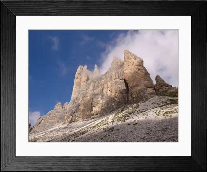 Framed Print : Tre Cime di Lavaredo, Dolomiti di Sesto National Park, Sexten Dolomites, Hochpustertal, High Puster Valley, South Tyrol, Italy, Europe Framed Print : Tre Cime di Lavaredo, Dolomiti di Sesto National Park, Sexten Dolomites, Hochpustertal, High Puster Valley, South Tyrol, Italy, Europe