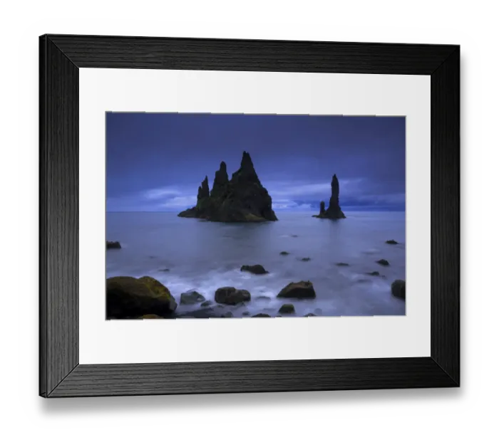 Framed Print : Reynisdrangar rock formation near Vik i Myrdal, southern coast, Iceland, Europe Framed Print : Reynisdrangar rock formation near Vik i Myrdal, southern coast, Iceland, Europe