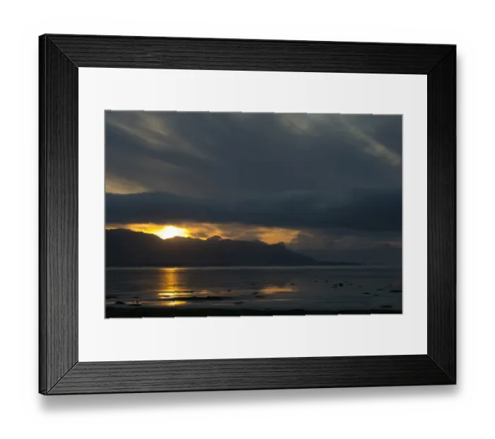 Framed Print : Sunrise, Eastfjords, Iceland, Europe Framed Print : Sunrise, Eastfjords, Iceland, Europe