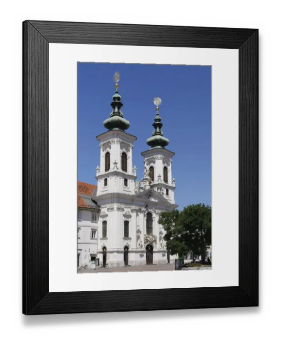 Framed Print : Mariahilf church, or Minorites Church, Graz, Styria, Austria, Europe