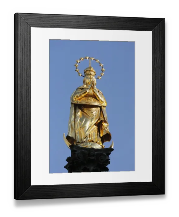Framed Print : Mariensaeule, St. Marys Column, Am Eisernen Tor square, Graz, Styria, Austria, Europe, PublicGround
