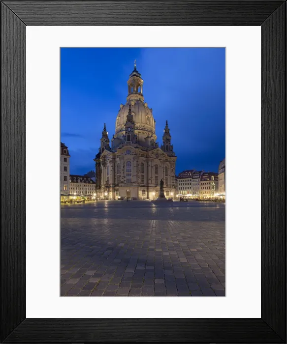 Framed Print : Magic hour in the town centre of Dresden with Frauenkirche, Church of Our Lady, dusk, Saxony, Germany, Europe, PublicGround Framed Print : Magic hour in the town centre of Dresden with Frauenkirche, Church of Our Lady, dusk, Saxony, Germany, Europe, PublicGround