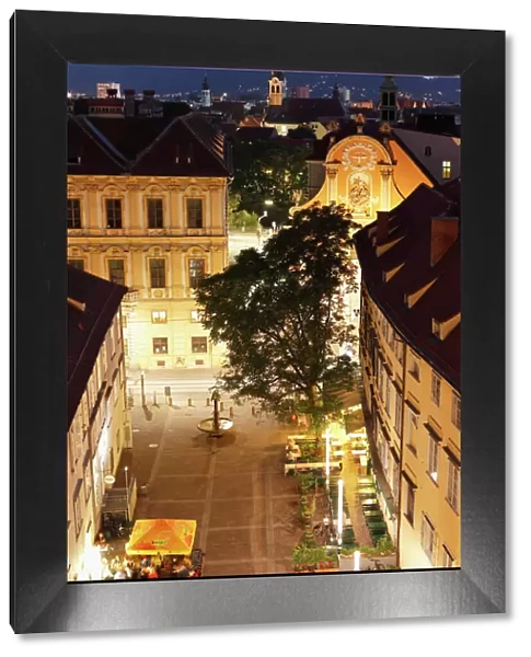 Schlossbergplatz square, Graz, Styria, Austria, Europe, PublicGround