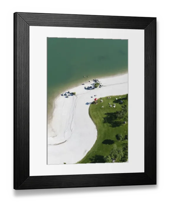 Framed Print : Aerial view, Lake Molveno mountain lake, Molveno, Trentino, Italy Framed Print : Aerial view, Lake Molveno mountain lake, Molveno, Trentino, Italy