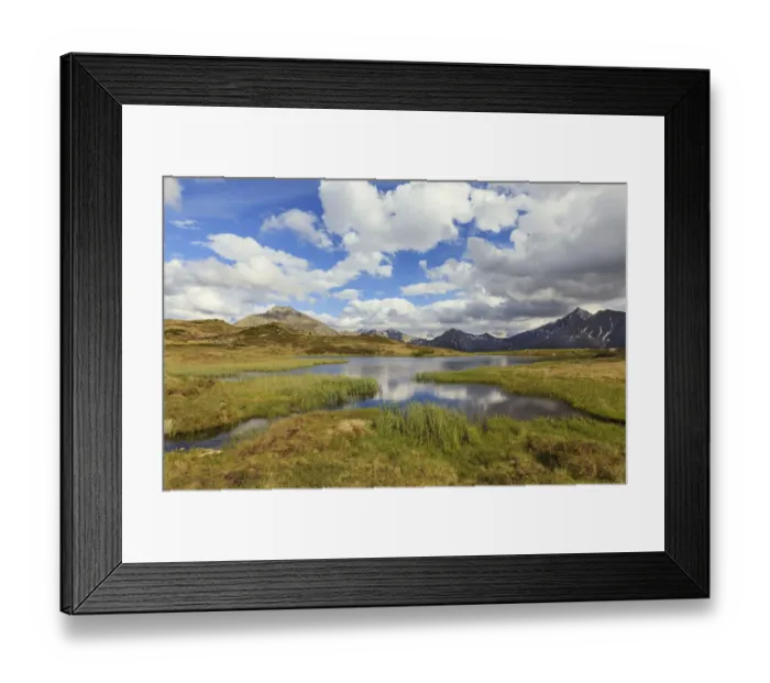 Framed Print : Cloudy sky at Jaufenpass, Passo di Monte Giovo, mountain lake, Sterzing, South Tyrol, Italy Framed Print : Cloudy sky at Jaufenpass, Passo di Monte Giovo, mountain lake, Sterzing, South Tyrol, Italy