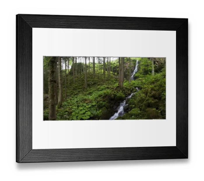 Framed Print : Burgbach Waterfall near Schapbach in the Black Forest, Baden-Wuerttemberg, Germany, Europe Framed Print : Burgbach Waterfall near Schapbach in the Black Forest, Baden-Wuerttemberg, Germany, Europe
