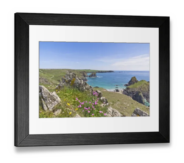 Framed Print : Kynance Cove, Cornwall, England, United Kingdom, Europe