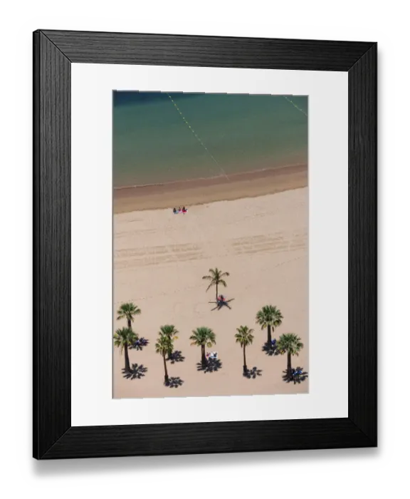 Framed Print : The sandy beach of Playa de las Teresitas with palm trees, birds eye view, San Andres, La Montanita, Tenerife, Canary Islands, Spain Framed Print : The sandy beach of Playa de las Teresitas with palm trees, birds eye view, San Andres, La Montanita, Tenerife, Canary Islands, Spain