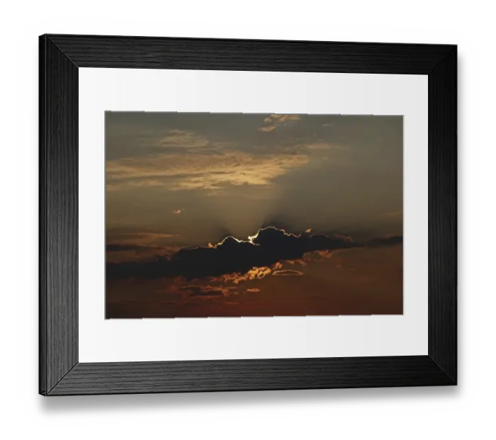 Framed Print : Morning clouds, covered sun Framed Print : Morning clouds, covered sun