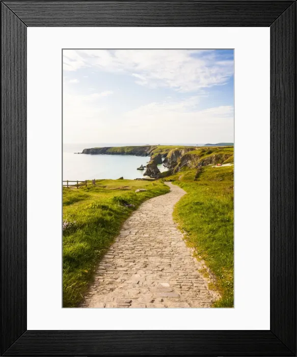 Framed Print : Rocky coast, Bedruthan Steps, Cornwall, England, United Kingdom Framed Print : Rocky coast, Bedruthan Steps, Cornwall, England, United Kingdom