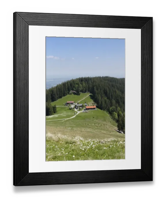 Framed Print : Gindelalm alp near Schliersee, Mangfall Mountains, Bavarian Alps, Upper Bavaria, Bavaria, Germany, Europe Framed Print : Gindelalm alp near Schliersee, Mangfall Mountains, Bavarian Alps, Upper Bavaria, Bavaria, Germany, Europe