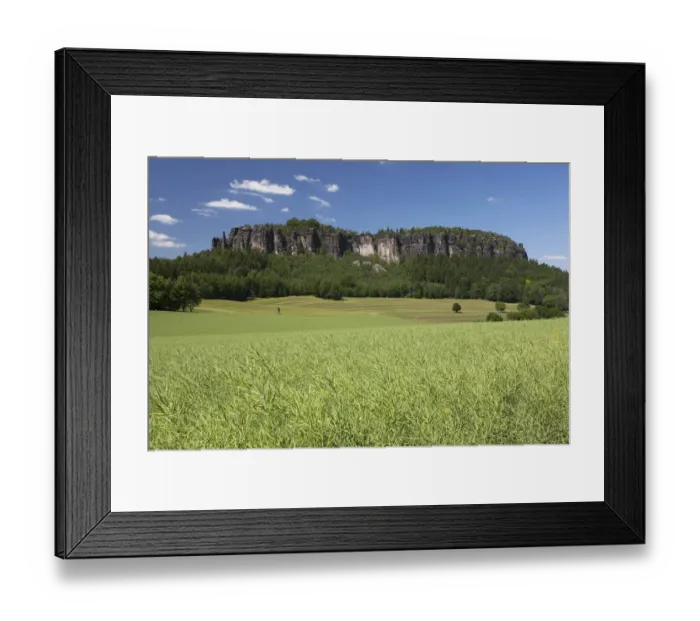 Framed Print : Pfaffenstein low table mountain, Elbe Sandstone Mountains, Saxony, Germany, Europe Framed Print : Pfaffenstein low table mountain, Elbe Sandstone Mountains, Saxony, Germany, Europe