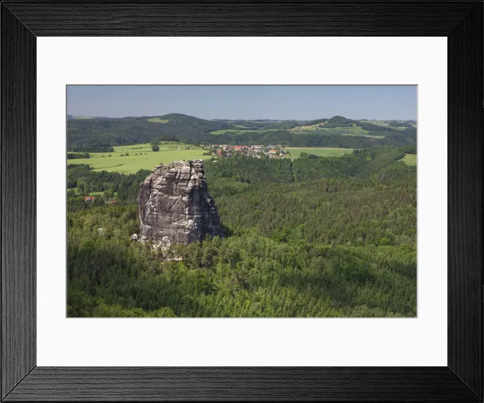 Framed Print : Falkenstein rock in the Elbe Sandstone Mountains, Saxony, Germany, Europe Framed Print : Falkenstein rock in the Elbe Sandstone Mountains, Saxony, Germany, Europe