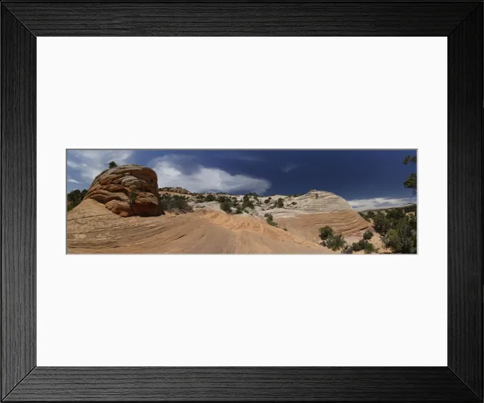 Framed Print : Wave, wave-like sandstone formations, Grand Staircase ? Escalante, near Boulder, Utah, USA
