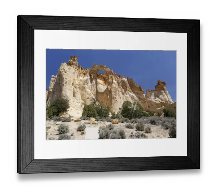 Framed Print : Grosvenor Arch, Grand Staircase, Escalante, Utah, USA Framed Print : Grosvenor Arch, Grand Staircase, Escalante, Utah, USA