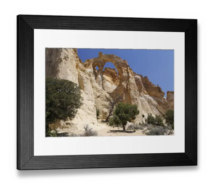 Framed Print : Grosvenor Arch, Grand Staircase, Escalante, Utah, USA Framed Print : Grosvenor Arch, Grand Staircase, Escalante, Utah, USA