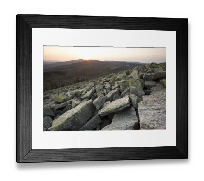 Framed Print : Sunset at Mt Lusen, Bavarian Forest, Bavaria, Germany, Europe Framed Print : Sunset at Mt Lusen, Bavarian Forest, Bavaria, Germany, Europe