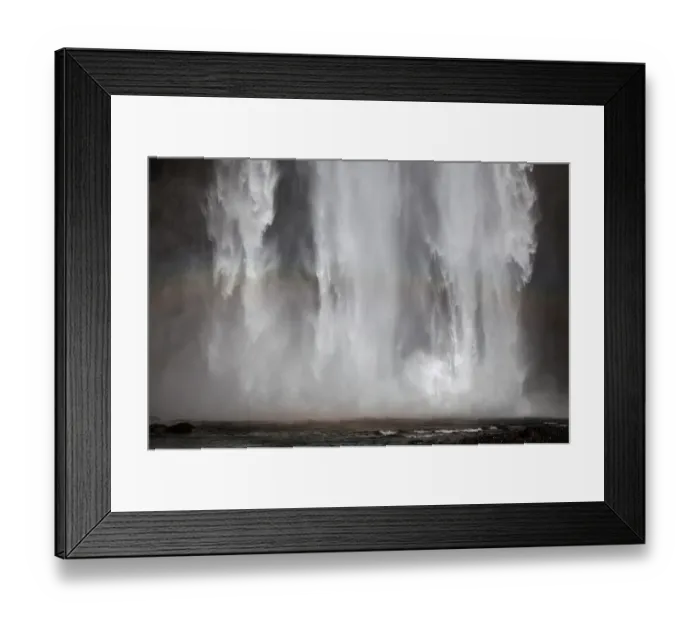 Framed Print : Waterfall, Skogafoss, Iceland
