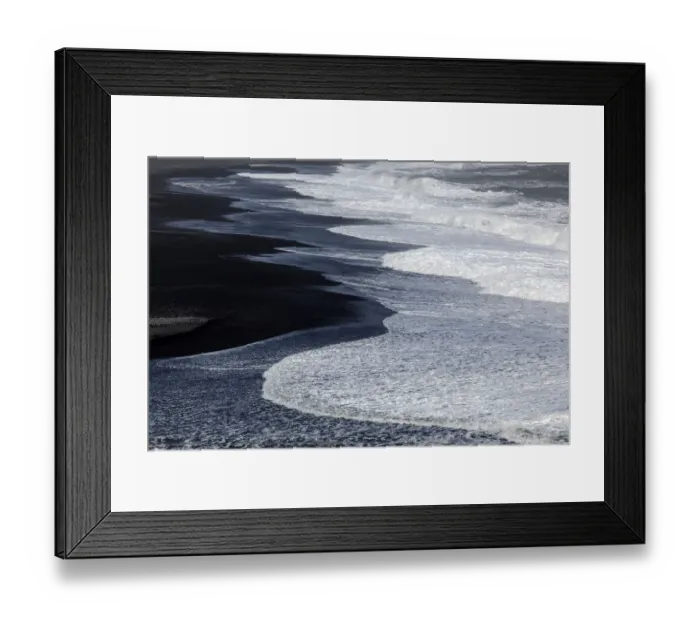 Framed Print : Sea, beach at Cape Dyrholaey, Iceland Framed Print : Sea, beach at Cape Dyrholaey, Iceland