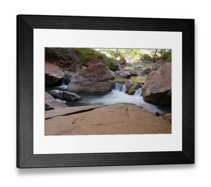 Framed Print : Rapids in the Virgin River, Zion Canyon National Park, Utah, USA Framed Print : Rapids in the Virgin River, Zion Canyon National Park, Utah, USA