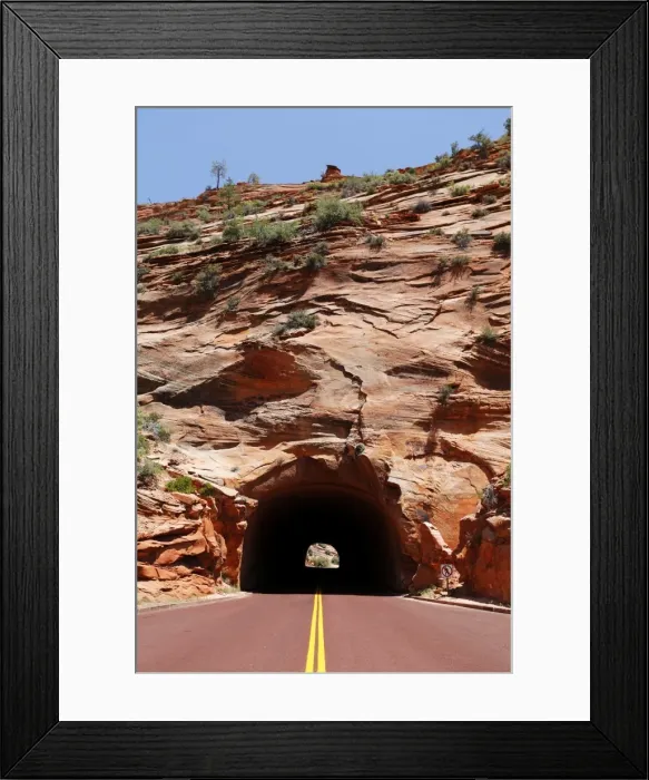 Framed Print : Cross-stratification in sandstone and a tunnel, Mt. Carmel Highway, Zion National Park, Utah, USA Framed Print : Cross-stratification in sandstone and a tunnel, Mt. Carmel Highway, Zion National Park, Utah, USA