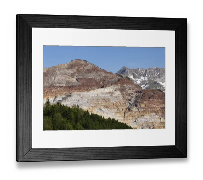 Framed Print : Mining of ore on Erzberg mountain, Eisenerz, Styrian Iron Trail, Upper Styria, Styria, Austria, Europe, PublicGround Framed Print : Mining of ore on Erzberg mountain, Eisenerz, Styrian Iron Trail, Upper Styria, Styria, Austria, Europe, PublicGround