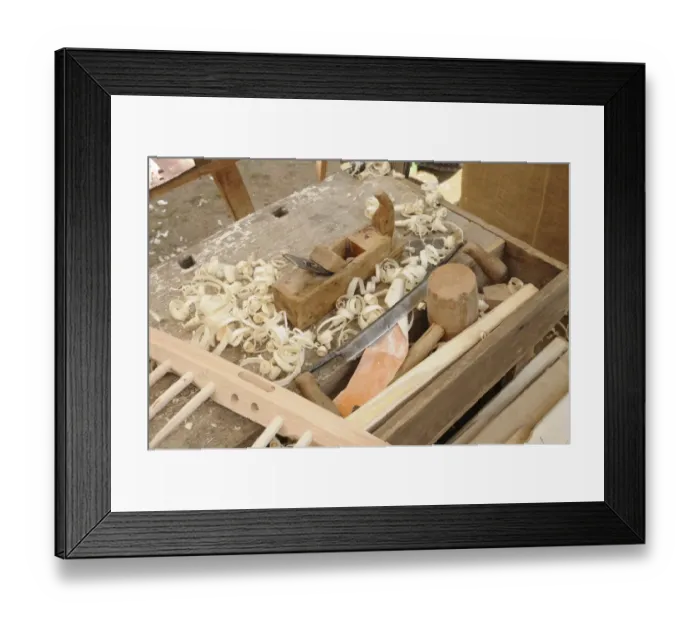 Framed Print : Tools in a carpenters workshop Framed Print : Tools in a carpenters workshop