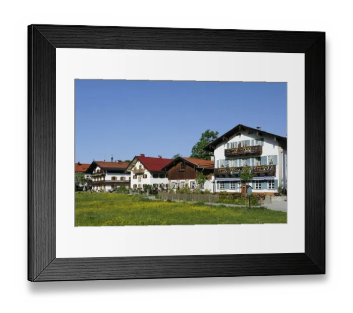 Framed Print : Farmhouses in Jachenau, Toelzer Land region, Isarwinkel region, Upper Bavaria, Bavaria, Germany, Europe, PublicGround Framed Print : Farmhouses in Jachenau, Toelzer Land region, Isarwinkel region, Upper Bavaria, Bavaria, Germany, Europe, PublicGround