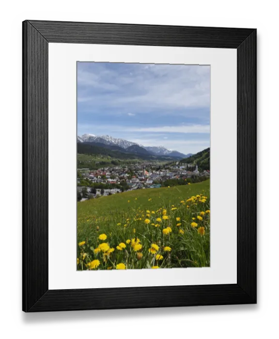 Framed Print : Schladming, Ennstal valley, Upper Styria, Styria, Austria, Europe Framed Print : Schladming, Ennstal valley, Upper Styria, Styria, Austria, Europe