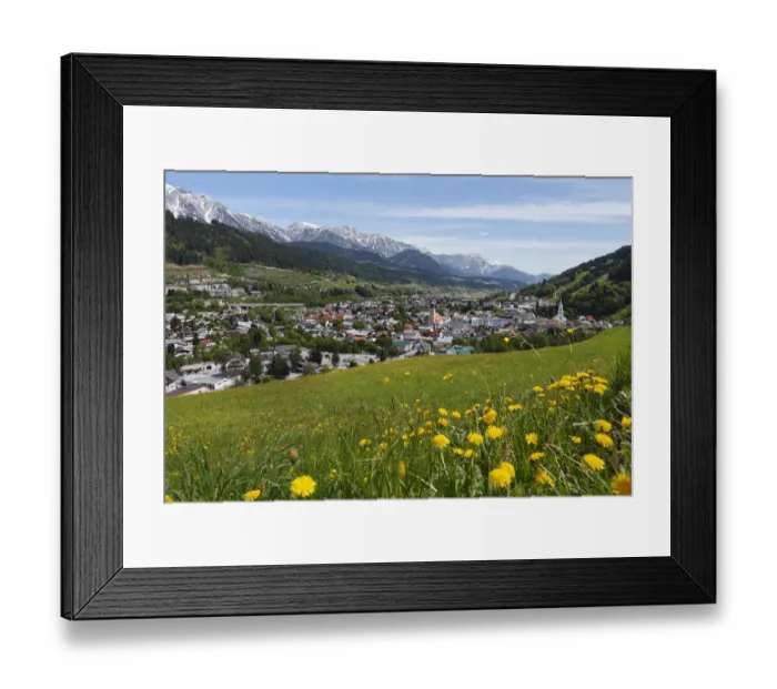 Framed Print : Schladming, Ennstal valley, Upper Styria, Styria, Austria, Europe Framed Print : Schladming, Ennstal valley, Upper Styria, Styria, Austria, Europe