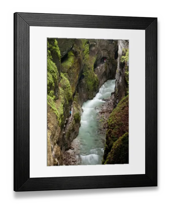 Framed Print : Partnach Gorge, Upper Bavaria, Bavaria, Germany Framed Print : Partnach Gorge, Upper Bavaria, Bavaria, Germany