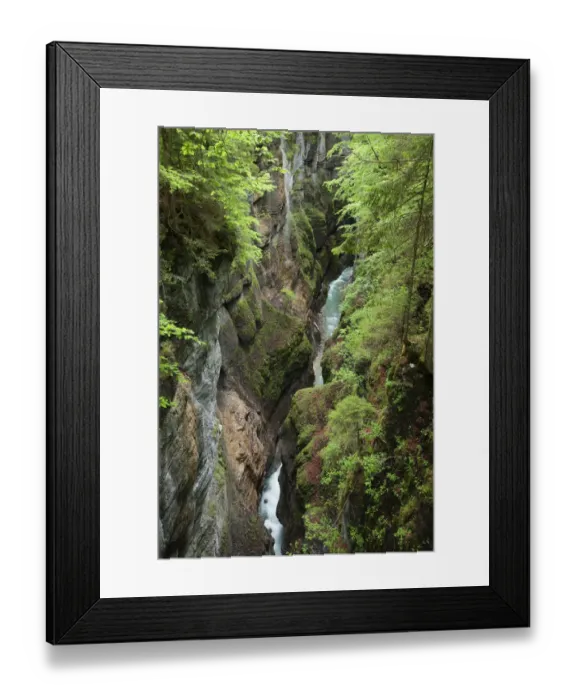 Framed Print : Partnach Gorge, Upper Bavaria, Bavaria, Germany Framed Print : Partnach Gorge, Upper Bavaria, Bavaria, Germany