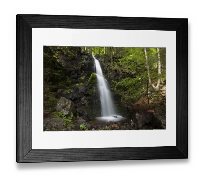 Framed Print : Upper Zweribach waterfall at Mt Kandel, Black Forest, Baden-Wuerttemberg, Germany, Europe Framed Print : Upper Zweribach waterfall at Mt Kandel, Black Forest, Baden-Wuerttemberg, Germany, Europe