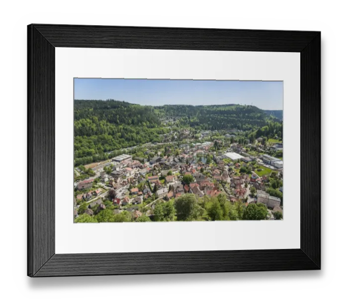 Framed Print : Cityscape, Bad Liebenzell, Nordschwarzwald, Schwarzwald, Baden-Wurttemberg, Germany Framed Print : Cityscape, Bad Liebenzell, Nordschwarzwald, Schwarzwald, Baden-Wurttemberg, Germany