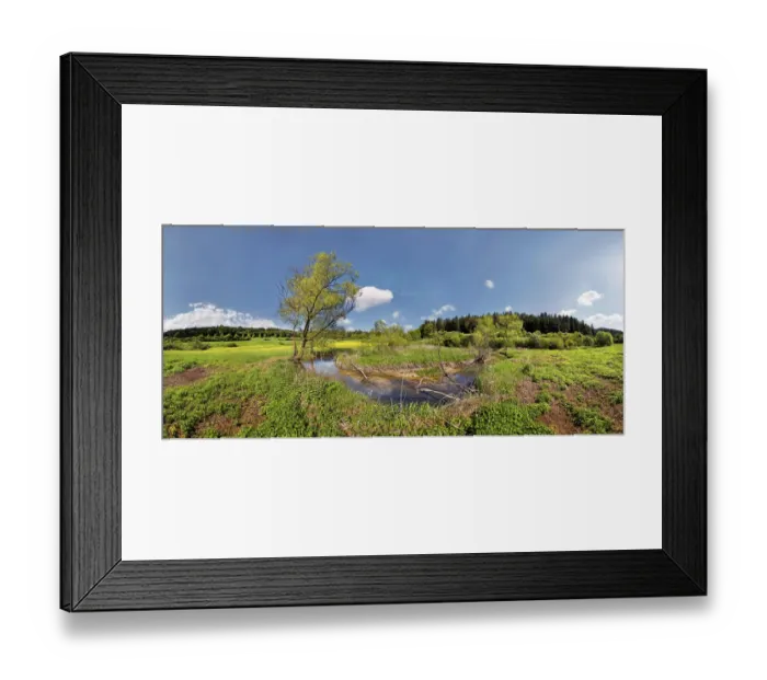 Framed Print : Loop of the Morsbach stream, untouched nature, Ritter- und Romerweg, trail of the Knights and the Romans near Emsing, Titting, Altmuhltal Nature Park, Bavaria, Germany Framed Print : Loop of the Morsbach stream, untouched nature, Ritter- und Romerweg, trail of the Knights and the Romans near Emsing, Titting, Altmuhltal Nature Park, Bavaria, Germany