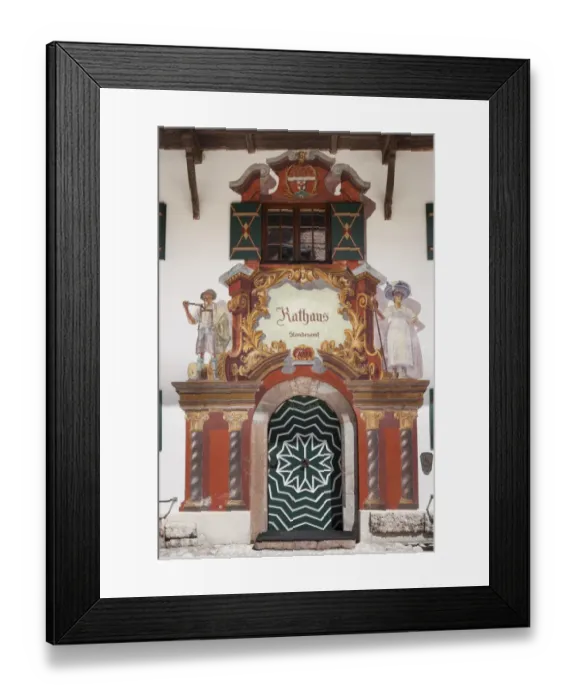 Framed Print : Town Hall, Ruhpolding, Chiemgau region, Upper Bavaria, Bavaria, Germany, Europe, PublicGround Framed Print : Town Hall, Ruhpolding, Chiemgau region, Upper Bavaria, Bavaria, Germany, Europe, PublicGround